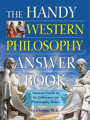 cover image of The Handy Western Philosophy Answer Book